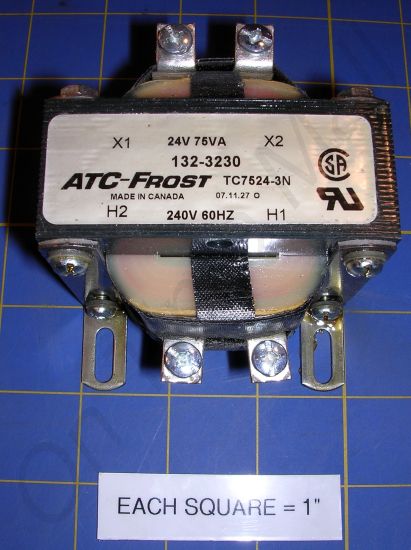 Nortec 132-3230 Transformer 75 VA 220-240 Volt Primary 24 Volt Secondary