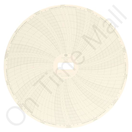 Supco CRTT23 Circular Charts