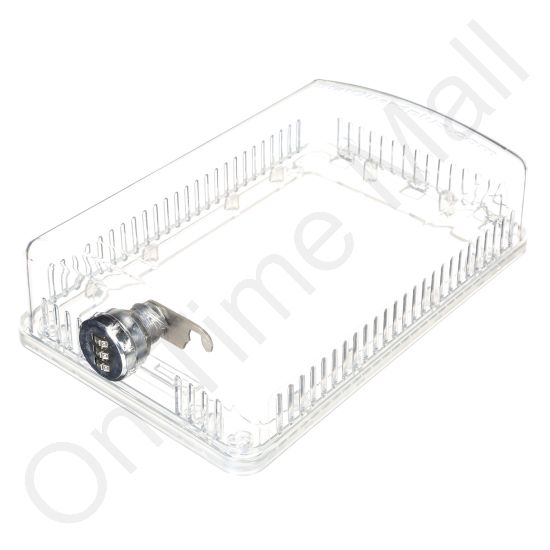 OTM Combination Lock Style Large Clear Thermostat Lock Box Guard