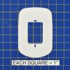 White Rodgers F61-2593 WALLPLATE
